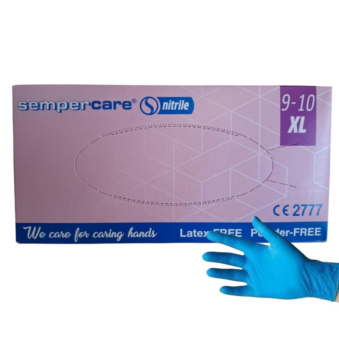GLOVES NITRIL 100'pcs XLARGE (9-10) ürün görseli