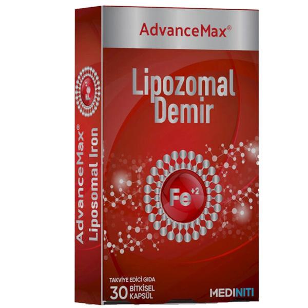 Изображение продукта AdvanceMax Lipozomal Demir 30 Kapsül