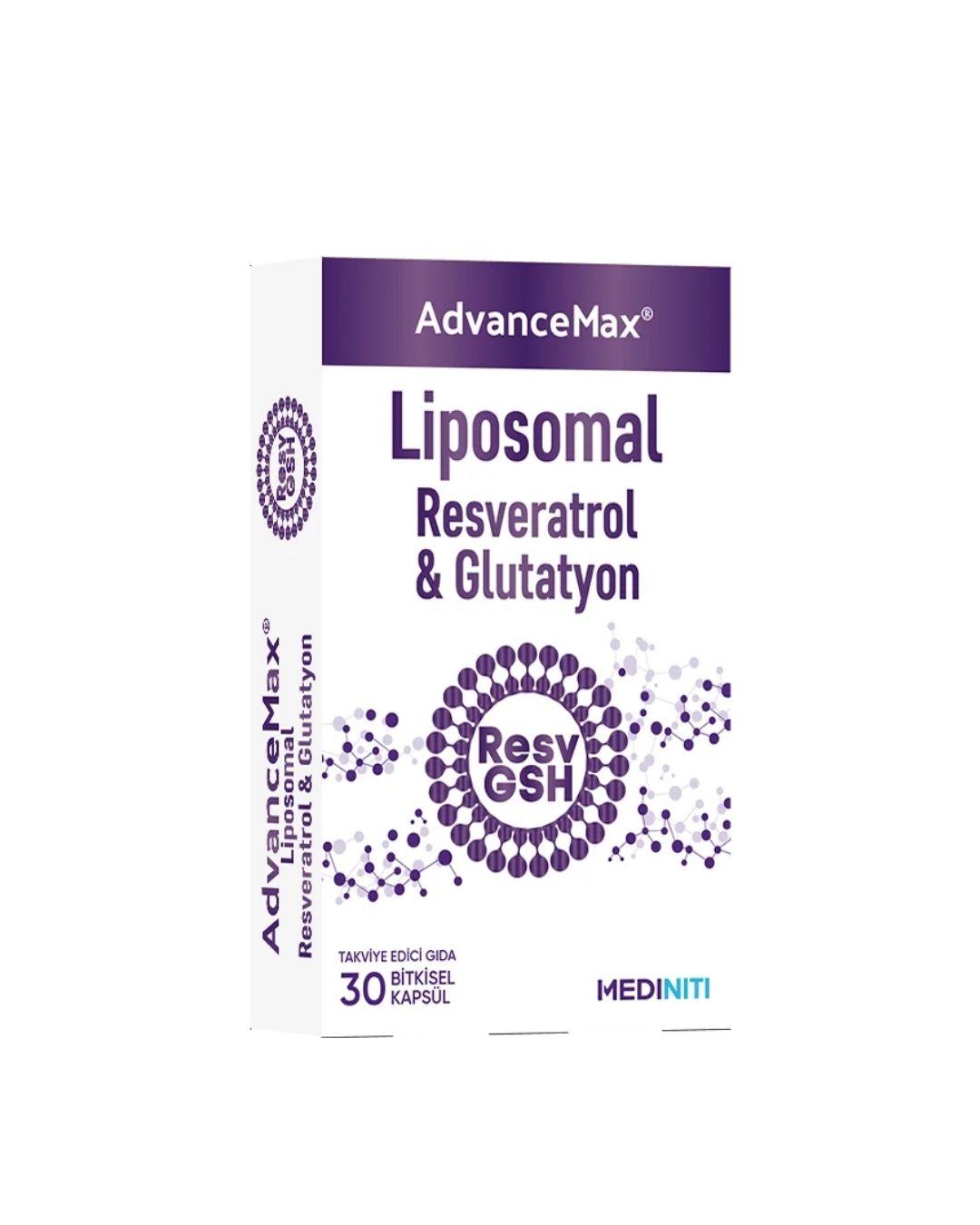 Изображение продукта AdvanceMax Lipozomal Resveratrol 30 Kapsül