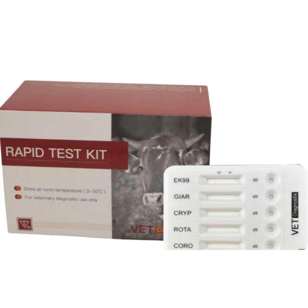 CALF-5  (ROTA/CORONA/CRYPTO/GIARDİA/E.COLİ 10 TEST ürün görseli