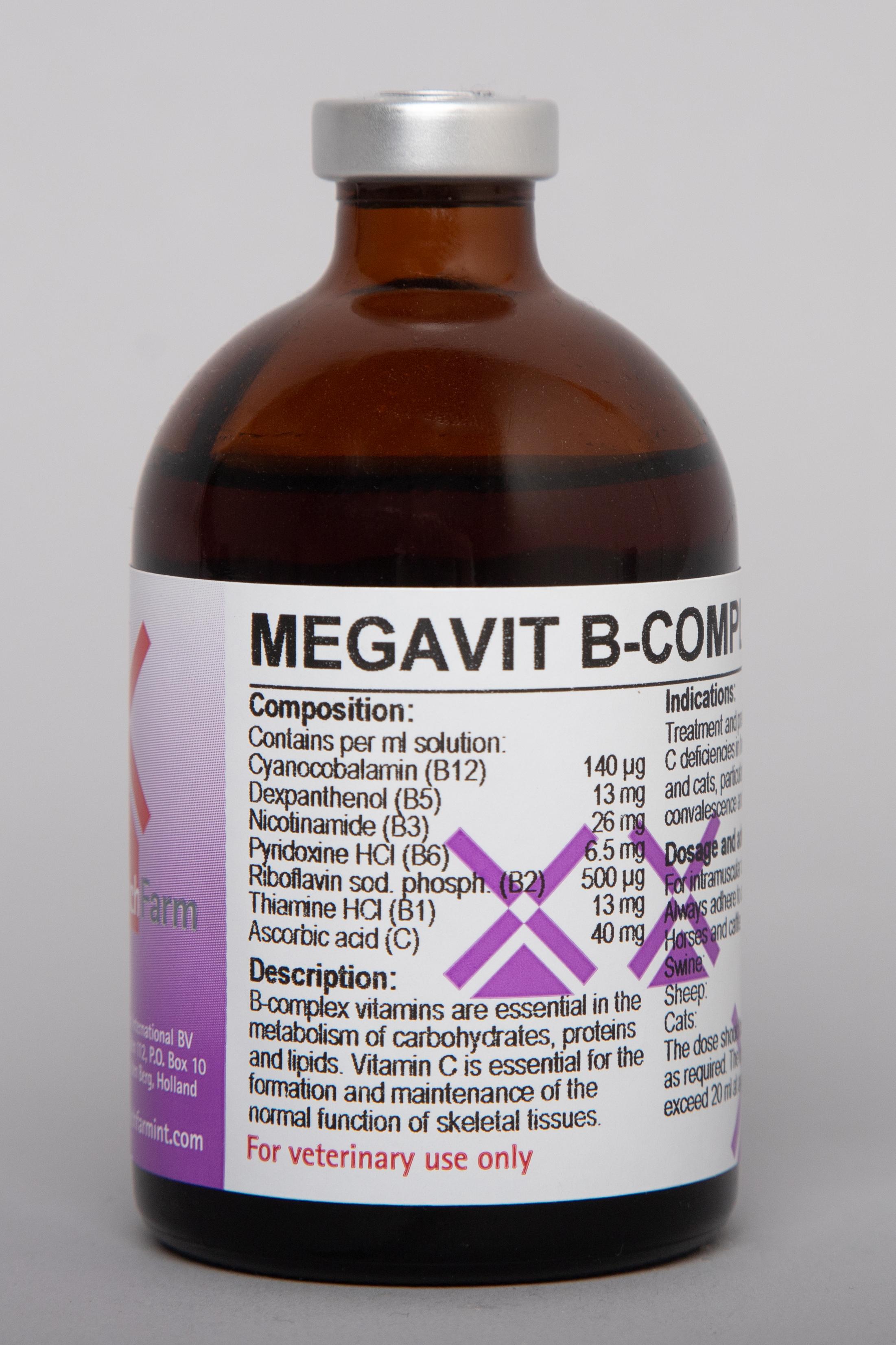 MEGAVİT B-Comp.+ C 100ml enj. ürün görseli