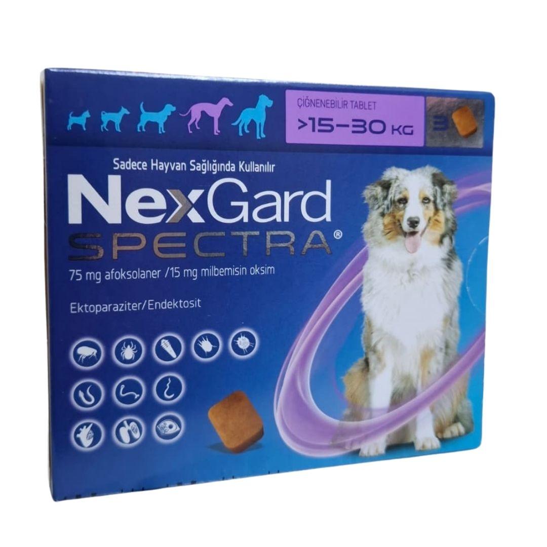 NEXGARD SPECTRA  L box of 3 tablets 15-30kg ürün görseli
