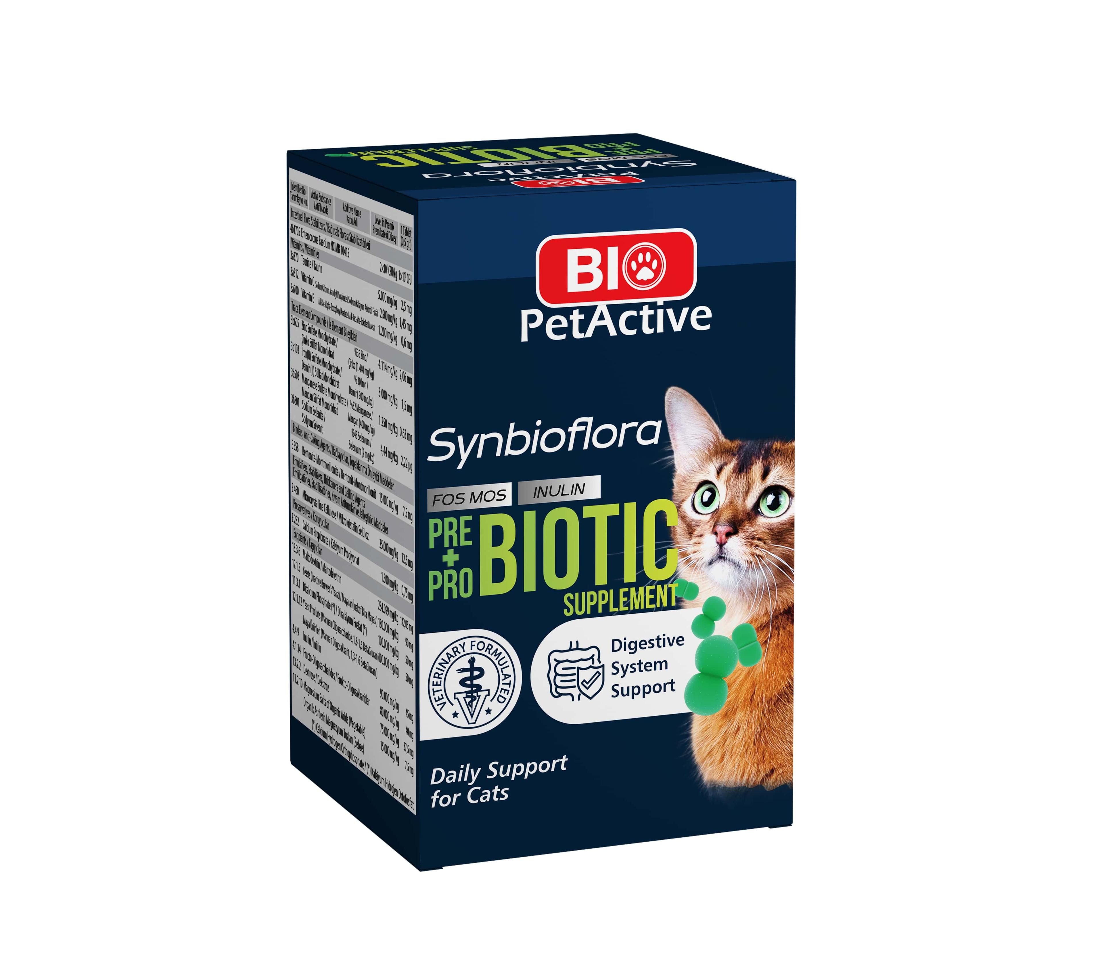 Synbioflora Tabs for Cats 30gr ürün görseli