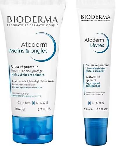 BIODERMA ATODERM HAND CREAM + LIP BALM ÖZEL FİYAT 08.24 ürün görseli